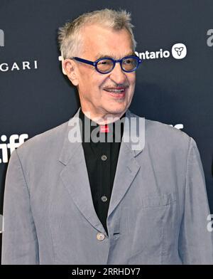 Toronto, Canada. 07th Sep, 2023. Director Wim Wenders attends the photo call for the premiere of 'Perfect Days' at the TIFF Bell Lightbox on opening night of the Toronto International Film Festival in Toronto, Canada on Thursday, September 7, 2023. Photo by Chris Chew/UPI Credit: UPI/Alamy Live News Stock Photo