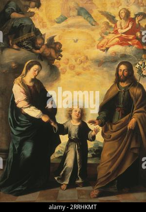 The Return of the Holy Family from Egypt, mid-late 17th century. Stock Photo