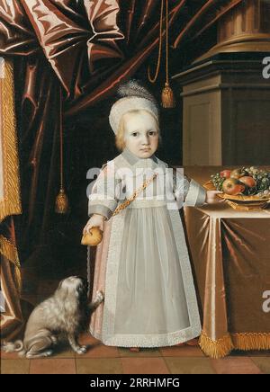 Karl Gustav, 1648-1703, Prince of Baden-Durlach, 1651. Stock Photo