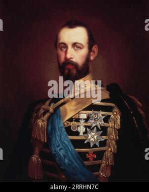 Karl XV (Karl Ludvig Eugen), 1826-72, King of Sweden and Norway, mid-late 19th century. Stock Photo