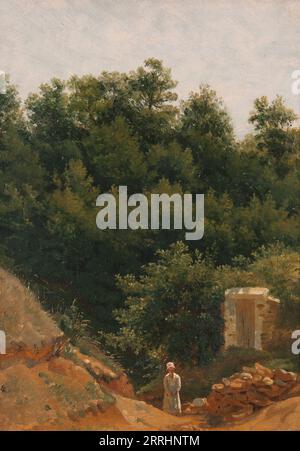 Landscape study, 1840s. Stock Photo