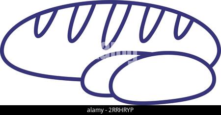 Bread line icon Stock Vector