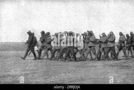 'Distant Fronts, In Hejaz; Musicians of the Arabian army rally for King Hussein and organise, with remarkable speed', 1917. From &quot;L'Album de la Guerre 1914-1919, Volume 2&quot; [L'Illustration, Paris, 1924]. Stock Photo