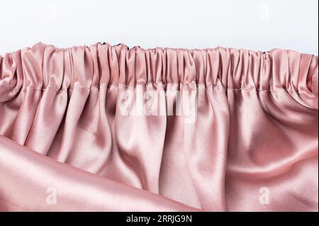 Pink satin silk fabric as background Stock Photo by ©IngridsI 2516569
