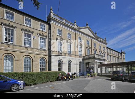 Royal Hospital for Neuro-disability, Putney, London, UK. Exterior view of the main Victorian hospital building on West Hill, London SW15 Stock Photo