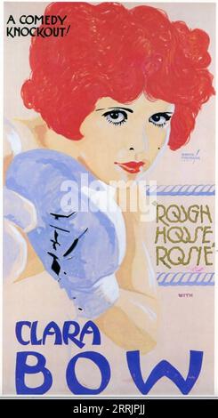 ROUGH HOUSE ROSIE1927 Paramount Pictures silent film with Clara Bow Stock Photo