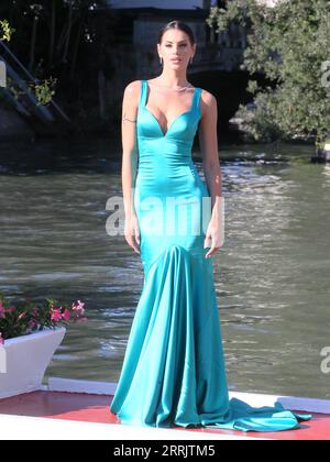 Venice, . 08th Sep, 2023. day 10 - arrivals at the Hotel Excelsior landing stage. In the photo Antonella Fiordelesi Credit: Independent Photo Agency/Alamy Live News Stock Photo