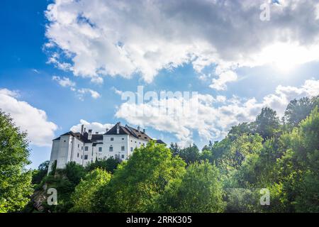 Leiben, Schloss Leiben Castle in Donau, Lower Austria, Austria Stock Photo