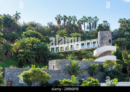 Tenerife, Santa Cruz de Tenerife, Palmetum, botanical garden Stock Photo