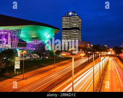 BMW World at the Olympic Center, Munich. Stock Photo
