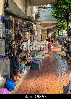 Stores, restaurants, hotels in Chinatown, Yaowarat Rd, Samphanthawong neighborhood, Bangkok, Thailand, Asia Stock Photo