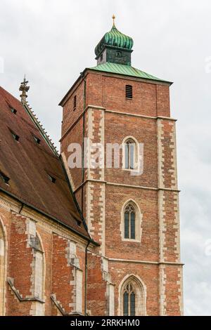 North tower of the cathedral 'Zu unserer Lieben Frau', the upper parish of Ingolstadt. Stock Photo