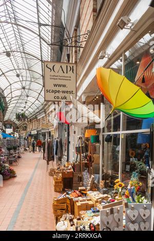 England, Dorset, Bournemouth, Westbourne Arcade, Interior View Stock Photo