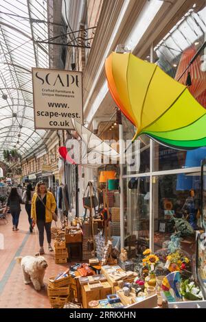 England, Dorset, Bournemouth, Westbourne Arcade, Interior View Stock Photo