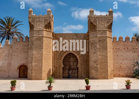 Historic medieval Chellah from Merinid time in Rabat, Morocco Stock Photo