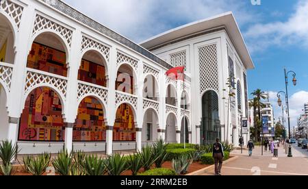 Rabat, Morocco, Museum Mohammed VI of Modern and Contemporary Art in downtown Rabat, Morocco Stock Photo