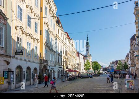 Steyr, square Stadtplatz, Town Hall in Steyr, Nationalpark Region, Upper Austria, Austria Stock Photo