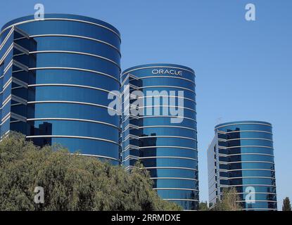 Oracle Corporation campus buildings, Redwood Shores California Stock ...