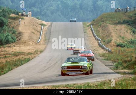 1970 Trans Am at  Circuit Mont-Tremblant in St. Jovite, Quebec, Canada Stock Photo
