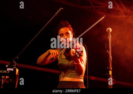 Georgia Ellery of Black Country, New Road performs live at Circolo ...