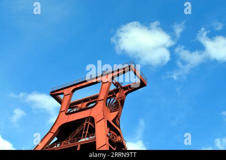 Zollverein coal mine industrial heritage monument in the Ruhr area, Germany Stock Photo