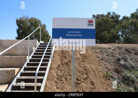 Nyngan, a town in the Bogan Shire local government area within the Orana Region of central New South Wales, Australia Stock Photo