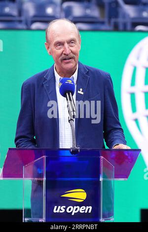 Hall of fame at US Open tennis championships stadium in Flushing Meadows USA 2005 Stock Photo Alamy