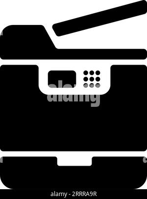 All-in-one printer , multi-function copier vector icon illustration Stock Vector