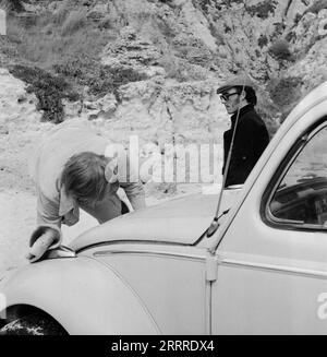 Ein Käfer gibt Vollgas, Filmkomödie, Deutschland/Schweiz 1972, Regie: Rudolf Zehetgruber, Szenenfoto Stock Photo