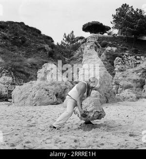 Ein Käfer gibt Vollgas, Filmkomödie, Deutschland/Schweiz 1972, Regie: Rudolf Zehetgruber, Darsteller: Hans Waldherr Stock Photo