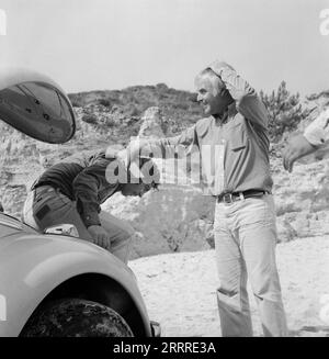 Ein Käfer gibt Vollgas, Filmkomödie, Deutschland/Schweiz 1972, Regie: Rudolf Zehetgruber, Darsteller: Joachim Blacky Fuchsberger Stock Photo