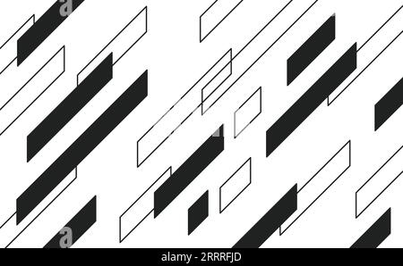 Oblique speed lines pattern, negative space angle line background Stock Vector