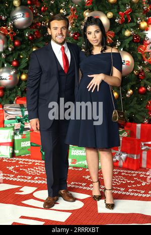 London, UK. 16th Nov, 2017. Nathan Massey and Cara De La Hoyde attend the UK Premiere of 'Daddy's Home 2' at Vue West End in London. (Photo by Fred Duval/SOPA Images/Sipa USA) Credit: Sipa USA/Alamy Live News Stock Photo