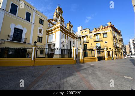 Basilica de la Macarena in Seville. Stock Photo