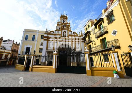 Basilica de la Macarena in Seville. Stock Photo