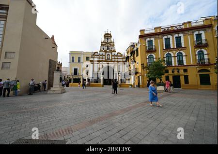 Basilica de la Macarena in Seville. Stock Photo