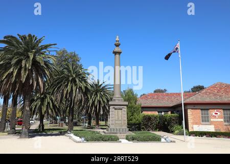 Muswellbrook War Memorial, Muswellbrook, New South Wales, Australia Stock Photo