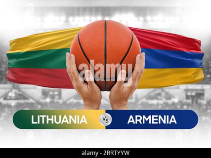 Armenia vs Lithuania national basketball teams basket ball match ...