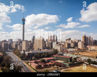 230818 -- JOHANNESBURG, Aug. 18, 2023  -- This photo taken on Aug. 10, 2023 shows the view of Johannesburg, South Africa. South Africa, to hold the 15th BRICS summit this month, is the southernmost country in Africa. It is the only country in the world with three capitals, with Pretoria as its administrative capital, Cape Town as its legislative capital and Bloemfontein the judicial capital. Other major cities include Johannesburg and Durban. South Africa has a pleasant climate and famous tourist destinations such as Cape of Good Hope, Kruger National Park and the Table Mountain, attracting a Stock Photo