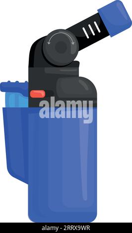 Spark igniter. Cartoon handy gas lighter icon isolated on white background Stock Vector