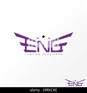 Premium Vector, Flying eagle abstract logo design