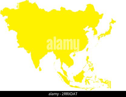 YELLOW CMYK color map of AFRICA Stock Vector Image & Art - Alamy