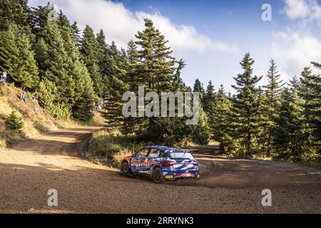 37 Lambros ATHANASOULAS (GRC), Nikolaos ZAKCHAIOS (GRC), HYUNDAI i20 N ...