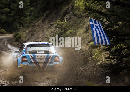 45 Georgios KECHAGIAS (GRC), Christos KOUZIONIS (GRC), SKODA FABIA Evo ...