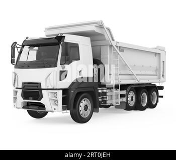 Tipper Dump Truck Isolated Stock Photo