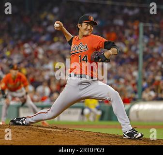 Baltimore Orioles relief pitcher Shintaro Fujinami, left, reacts with  catcher Adley Rutschman, right, during the baseball game against the  Philadelphia Phillies, Tuesday, July 25, 2023, in Philadelphia. The  Phillies won 4-3. (AP