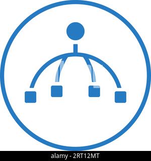 Hierarchy icon. Stunning design suitable for web, print media, online design, commercial use, or any type of design project. Stock Vector