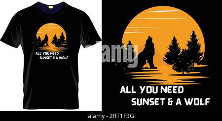 Beautiful Adventure Vintage T-shirt Design Vector  label, logo, sign, sticker or printing for the t-shirt., Black background Stock Vector