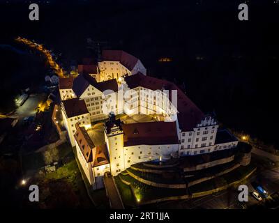 Colditz Castle by night Stock Photo - Alamy