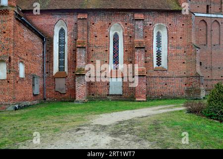 Church Of St. George The Victorious, formerly Friedland Church, founded in 1313. Pravdinsk, formerly Friedland, Kaliningrad region, Russia Stock Photo